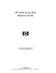 HP 10000 Series Rack 258200-002 User's Manual