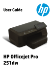 HP 251DW User's Manual