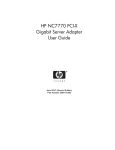 HP NC7770 User's Manual