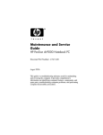 HP DV9000 User's Manual