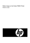 HP FB950 User's Manual
