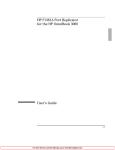 HP F1381A User's Manual