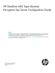 HP Enterprise Secure Key Manager User's Guide