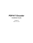 HP Encoder PDF417 User's Manual