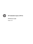 HP Embedded Capture CLI Reference Guide
