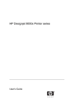 HP Designjet 9000s User's Manual