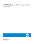 HP TFT7600 User's Manual
