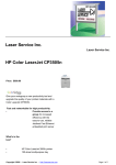 HP CP3505n User's Manual