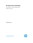 HP CloudSystem Matrix CLI Reference Guide