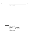 HP 8591C User's Manual