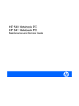 HP 541 User's Manual