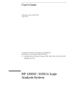 HP 16501A LOGIC User's Manual
