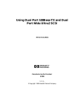 HP 100BASE-TX User's Manual