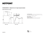 Hotpoint VWSR3110WAA User's Manual