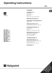 Hotpoint Stove GA 640.1 RXGA 641 X User's Manual