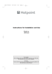 Hotpoint MWHZ33 User's Manual