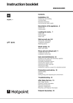 Hotpoint lft 3214 User's Manual