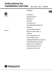 Hotpoint HUD61 User's Manual