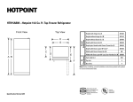 Hotpoint HTR15ABM User's Manual