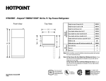 Hotpoint HTN17BBT User's Manual