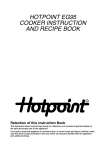 Hotpoint EG95 User's Manual