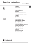 Hotpoint EG1000EX User's Manual