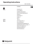 Hotpoint 52TGW User's Manual