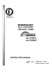 Hoshizaki KM-250BWF User's Manual