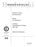 Hoshizaki FS-1022MLH-C User's Manual