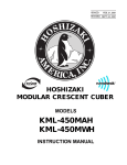 Hoshizaki KML-450MAH User's Manual