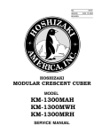 Hoshizaki KM-1300MAH User's Manual