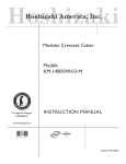Hoshizaki KM-1400SWH/3-M User's Manual