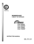 Hoshizaki DMC-750BWF User's Manual