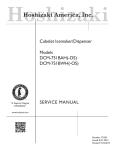 Hoshizaki dcm-75ibah User's Manual