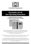 Horstmann ThermoPlus AS2-RF User Guide
