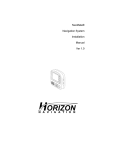 Horizon Navigation NavMate Navigation System User's Manual