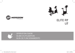 Horizon Fitness Elite R7 Operation Guide