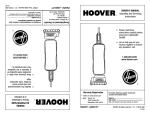Hoover U4707 User's Manual