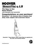 Hoover LS User's Manual