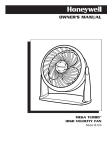 Honeywell HF-810 User's Manual