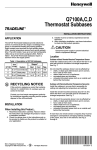 Honeywell TRADELINE Q7100D User's Manual