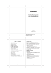 Honeywell TM004 User's Manual