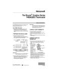 Honeywell Y460A2003 User's Manual