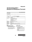 Honeywell TB7100A1000 User's Manual