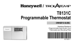Honeywell T8131C User's Manual