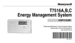 Honeywell T7516B User's Manual