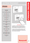 Honeywell ST6300 User's Manual