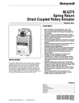 Honeywell ML6275 User's Manual