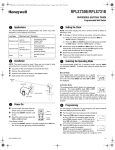 Honeywell RPLS731B User's Manual