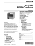 Honeywell RM7824A User's Manual